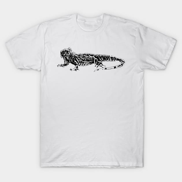 Iguana T-Shirt by Nimmersatt